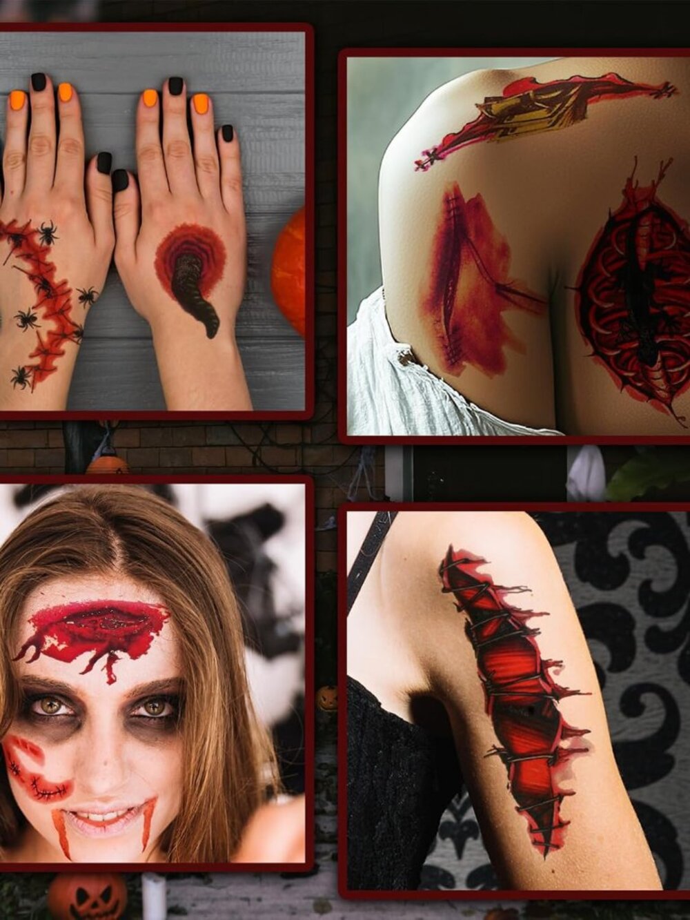 Halloween temporary tattoos - Picture 4 of 6